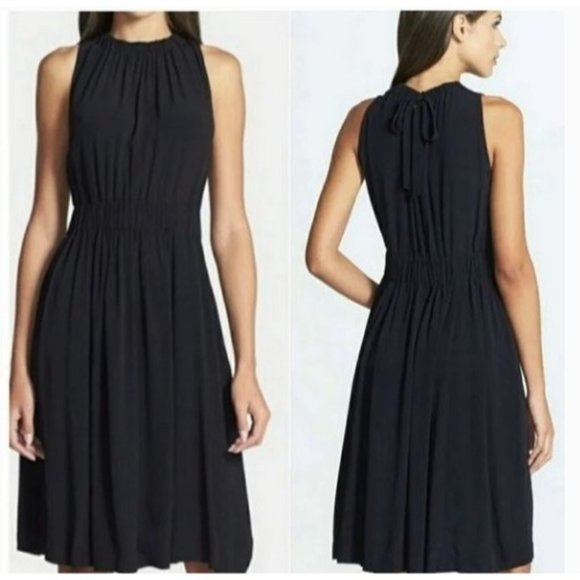 kate spade Dresses & Skirts - Kate Spade Rio de Janeiro Black Crepe Tie Back Dress Size 4 NWT